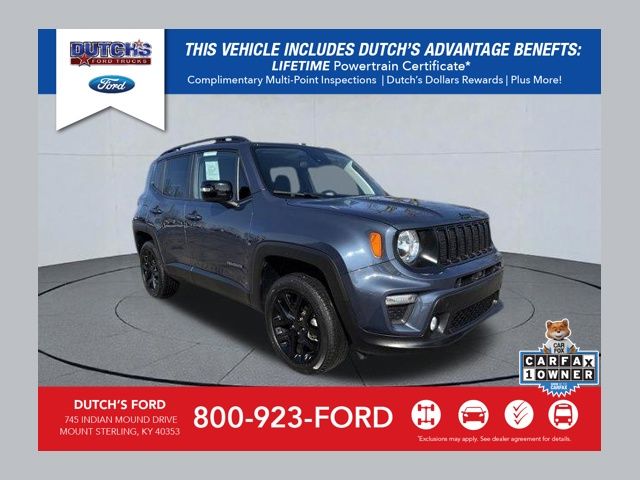 Slate Blue Pearlcoat 2023 Jeep Renegade Altitude 4WD SUV / Crossover Four-Wheel Drive 9-Speed Automatic