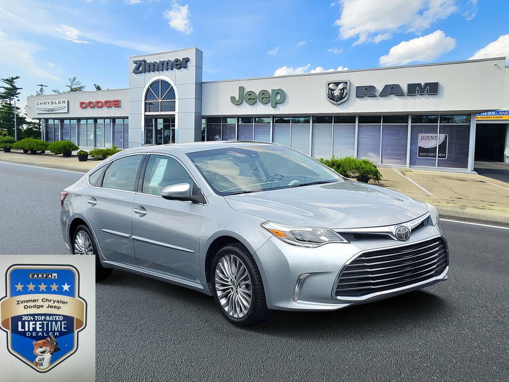 Celestial Silver Metallic 2017 Toyota Avalon Sedan Front-Wheel Drive 6-Speed Automatic