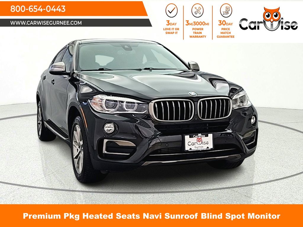 Black Sapphire Metallic 2018 BMW X6 xDrive35i AWD SUV / Crossover All-Wheel Drive 8-Speed Automatic
