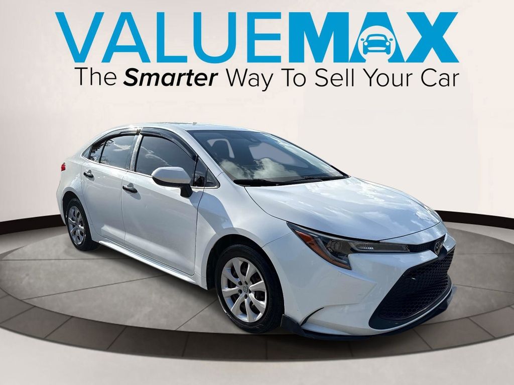 Super White 2021 Toyota Corolla Sedan Front-Wheel Drive Continuously Variable Transmission