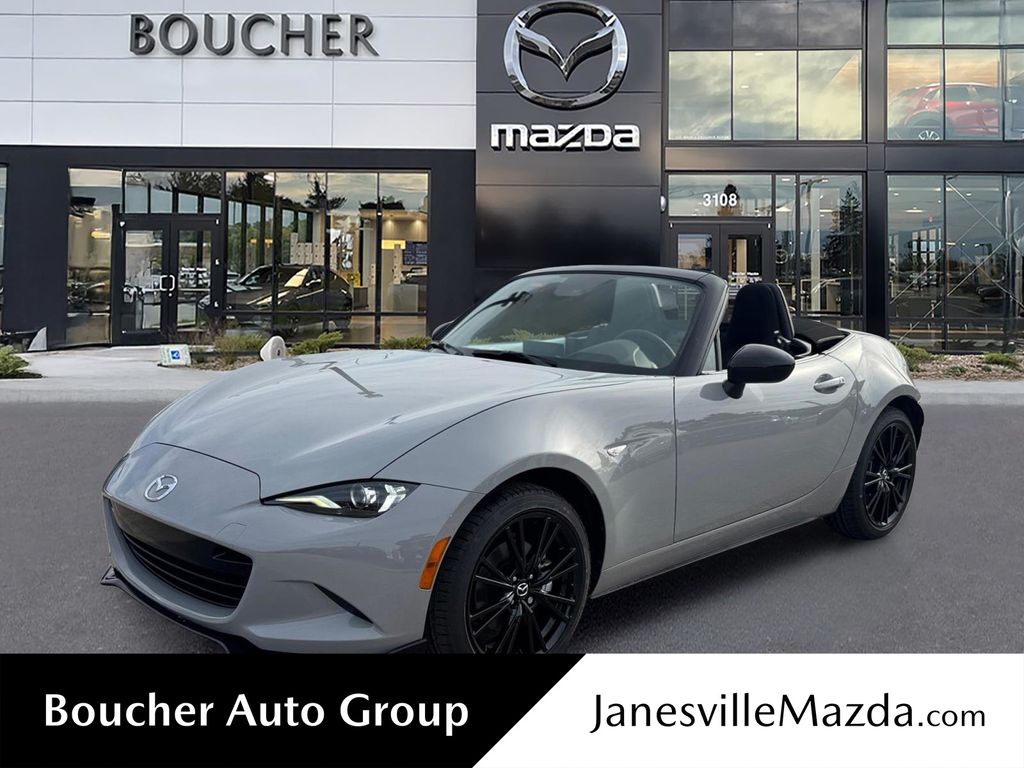 Aero Gray Metallic 2026 Mazda MX-5 Miata Convertible Rear-Wheel Drive 6-Speed Manual