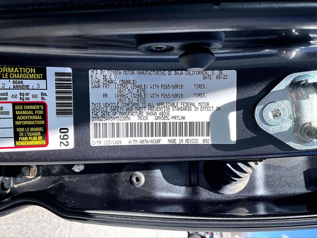 2022 Toyota Tacoma — photo 36