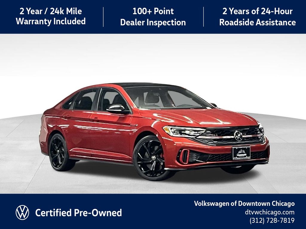 Red Metallic 2023 Volkswagen Jetta GLI Sedan Front-Wheel Drive 7-Speed Dual Clutch