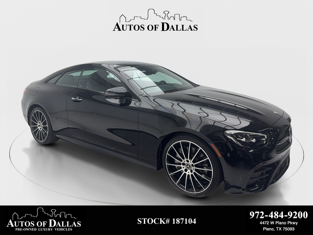 Black 2023 Mercedes-Benz E-Class Convertible Rear-Wheel Drive 9-Speed Automatic