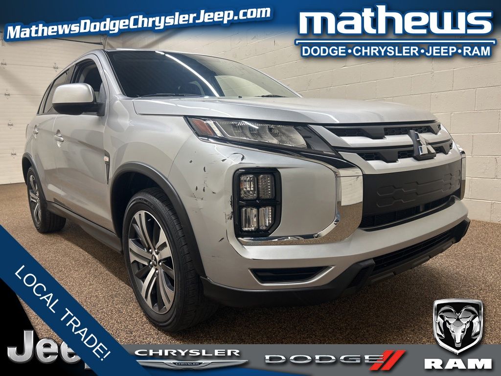 Silver 2020 Mitsubishi Outlander Sport ES FWD SUV / Crossover Front-Wheel Drive Continuously Variable Transmission