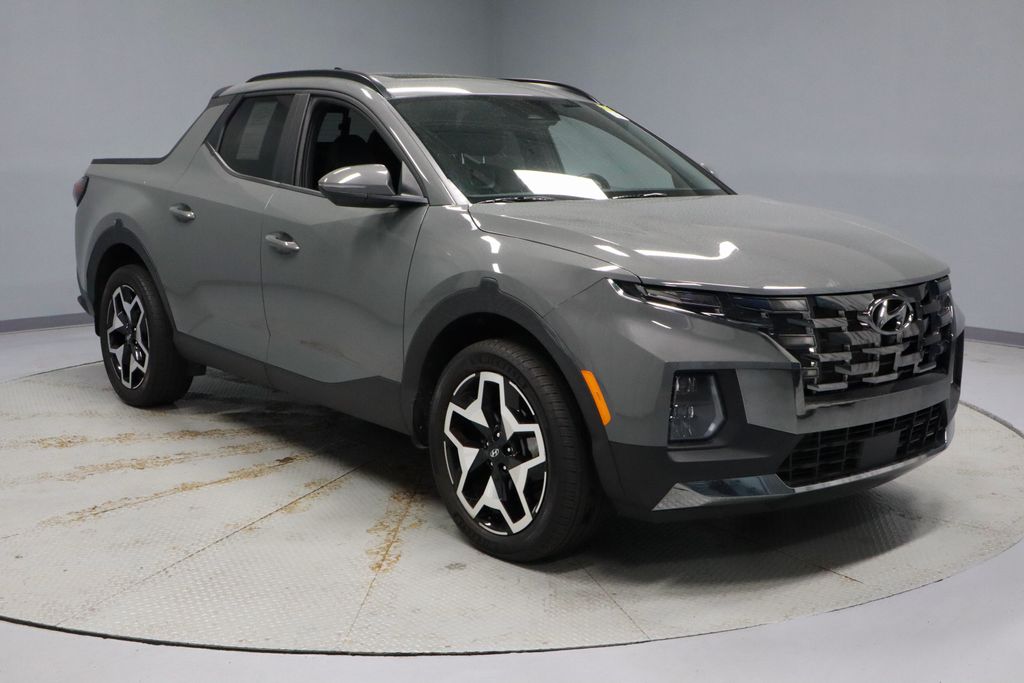 Hampton Gray 2022 Hyundai Santa Cruz Limited Crew Cab AWD Pickup Truck All-Wheel Drive Automatic