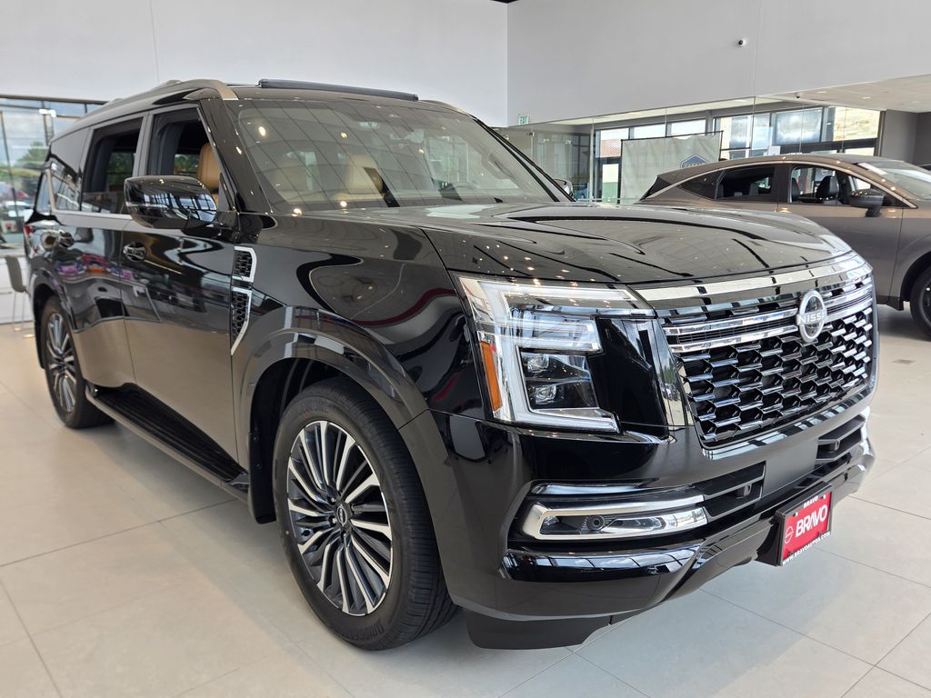 2026 Nissan Armada Platinum Reserve Black at Bravo Nissan