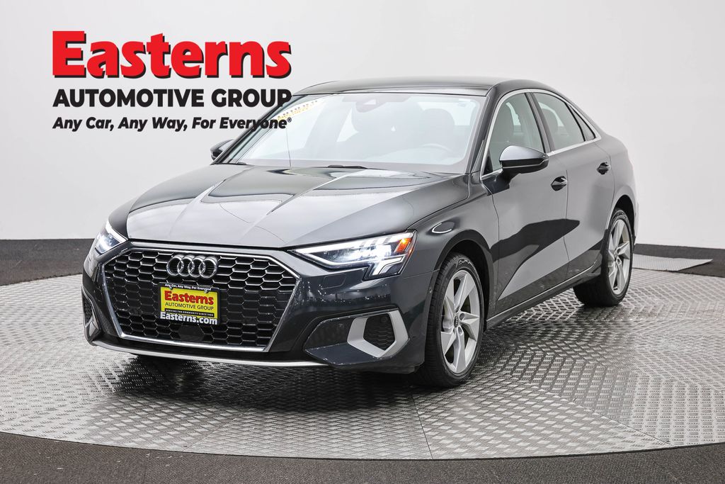 Florett Silver Metallic 2024 Audi A3 Sedan Front-Wheel Drive 7-Speed Automatic