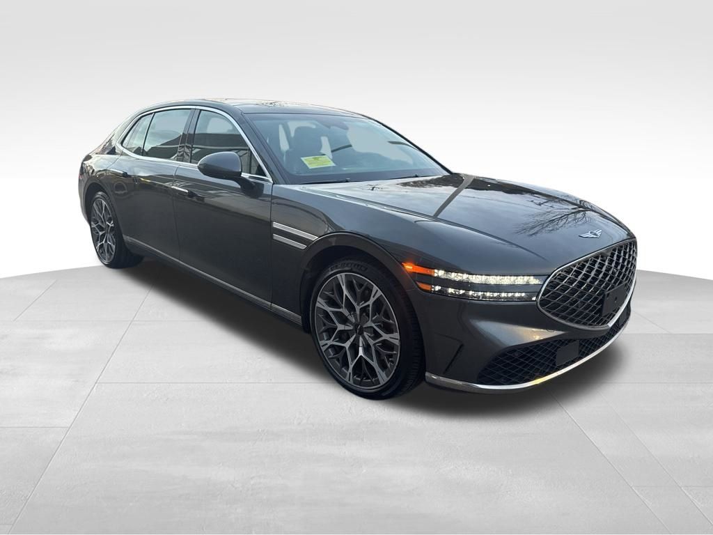 Makalu Gray 2024 Genesis G90 3.5T e-Supercharger AWD Sedan All-Wheel Drive 8-Speed Automatic
