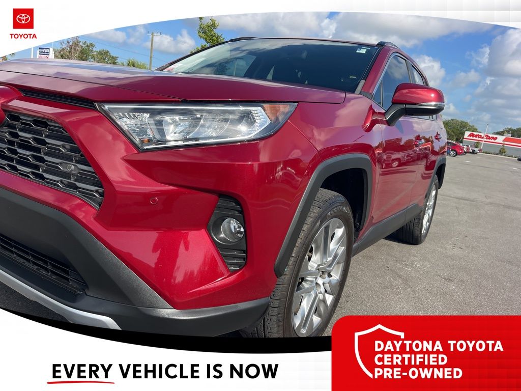 Certified 2020 Toyota RAV4 Limited with VIN 2T3Y1RFV7LC081670 for sale in Daytona Beach, FL