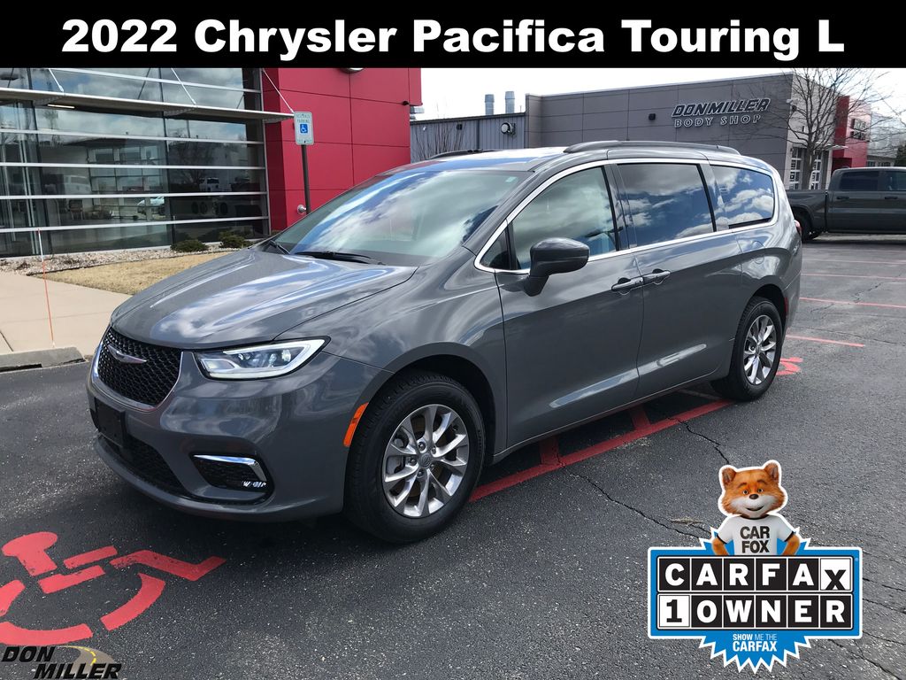 Ceramic Gray Clearcoat 2022 Chrysler Pacifica Touring L AWD Minivan All-Wheel Drive 9-Speed Automatic