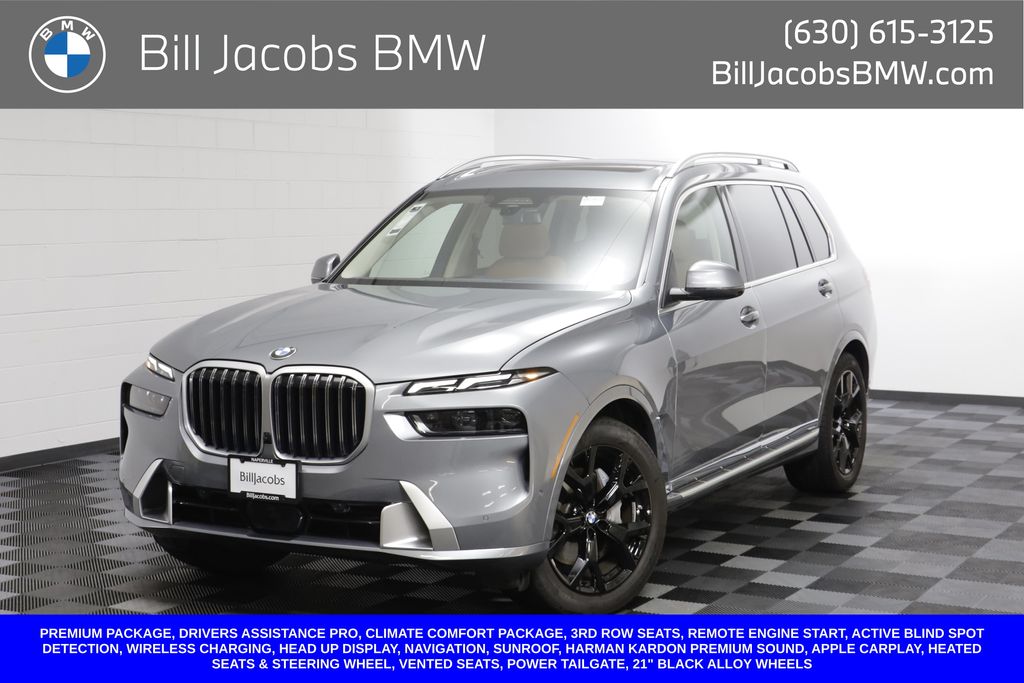 Gray (Skyscraper Grey Metallic) 2026 BMW X7 SUV / Crossover All-Wheel Drive Automatic