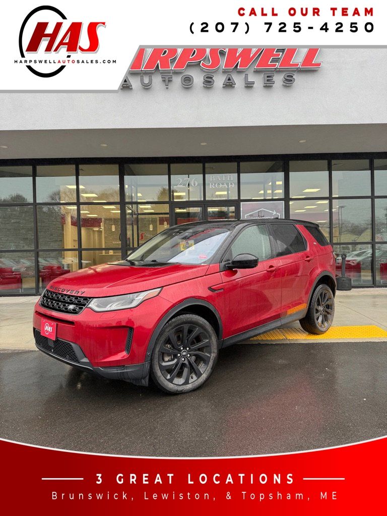 Red 2021 Land Rover Discovery Sport P250 SE AWD SUV / Crossover All-Wheel Drive 9-Speed Automatic