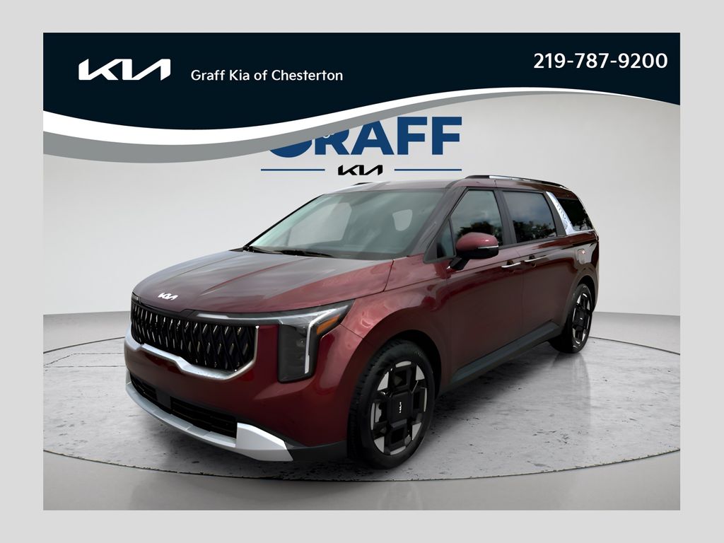 Flare Red 2026 Kia Carnival Minivan Front-Wheel Drive 8-Speed Automatic