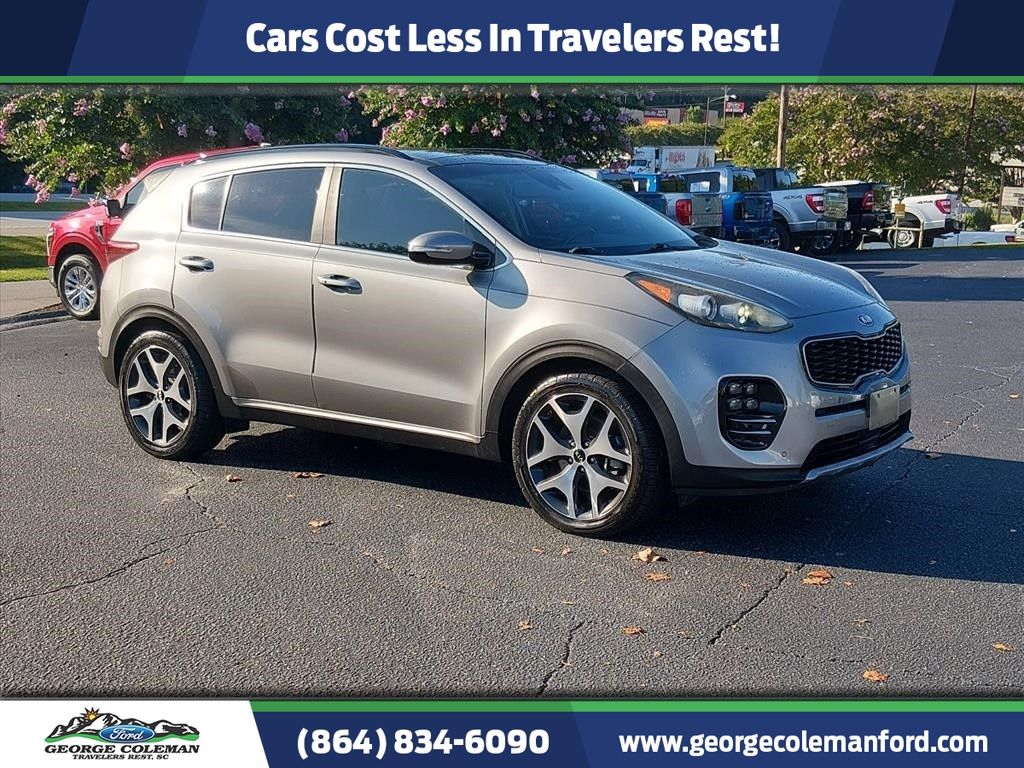 Steel Gray 2019 Kia Sportage SUV / Crossover Front-Wheel Drive 6-Speed Automatic Overdrive