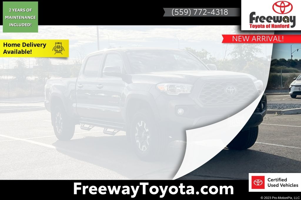 Magnetic Gray Metallic 2023 Toyota Tacoma TRD Off Road Double Cab LB 4WD Pickup Truck Four-Wheel Drive 6-Speed Automatic