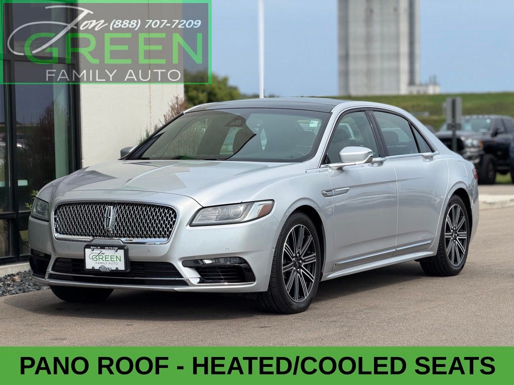 Ingot Silver 2017 Lincoln Continental Sedan All-Wheel Drive 6-Speed Automatic