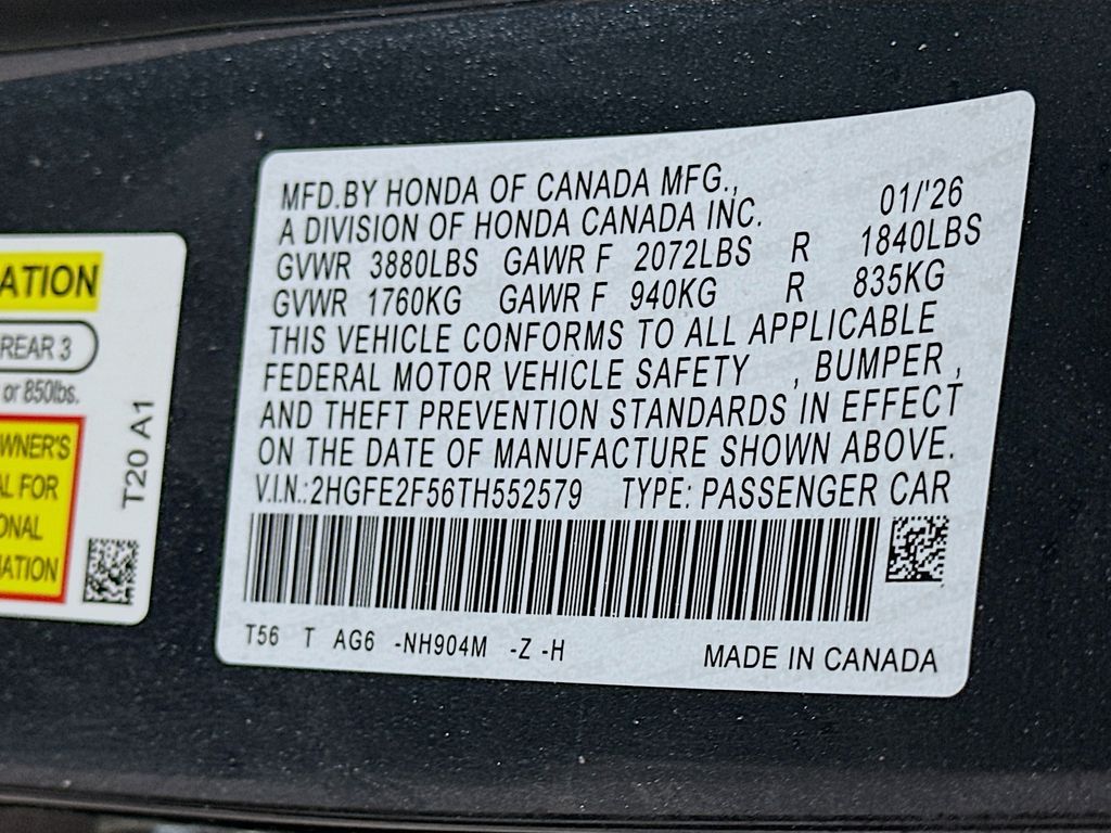 Thumbnail: 2026 Honda Civic - 22