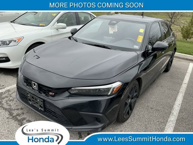 Crystal Black Pearl 2024 Honda Civic Si FWD Sedan Front-Wheel Drive 6-Speed Manual