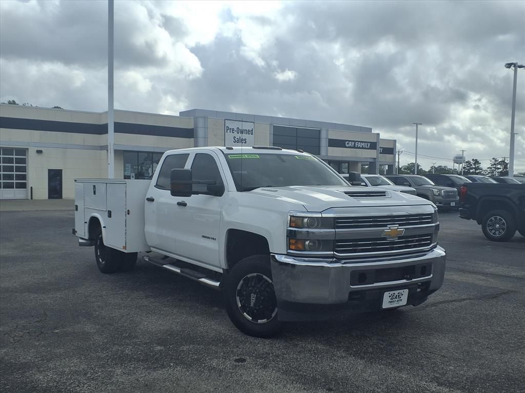 Summit White 2017 Chevrolet Silverado 3500HD Work Truck Crew Cab LB DRW 4WD Pickup Truck Four-Wheel Drive 6-Speed Automatic