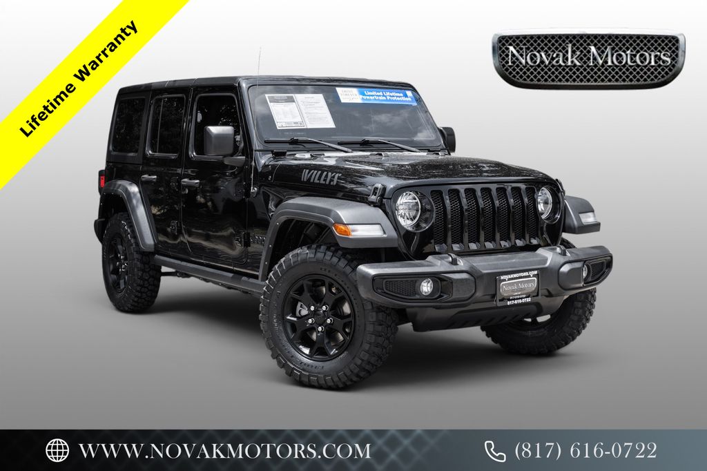 used 2022 Jeep Wrangler car, priced at $31,332