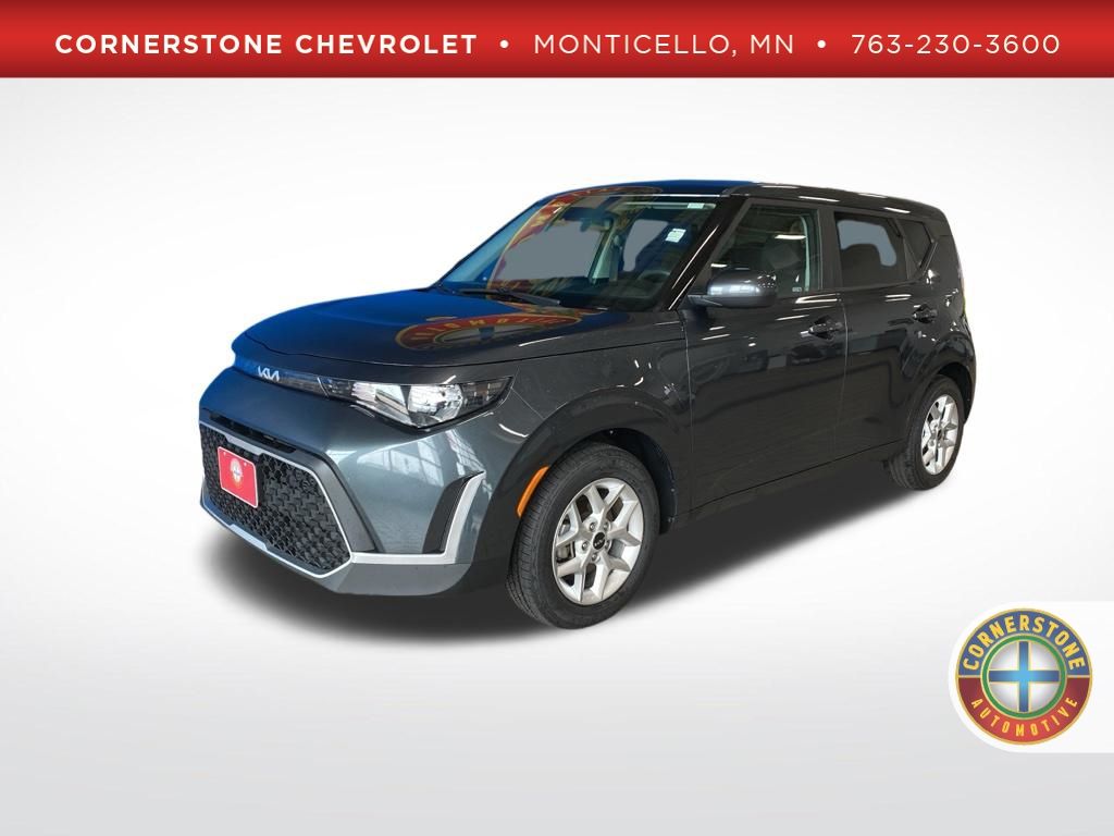 Gray 2025 Kia Soul LX FWD SUV / Crossover Front-Wheel Drive Continuously Variable Transmission