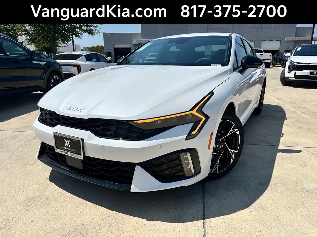 Snow White Pearl 2026 Kia K5 GT-Line FWD Sedan Front-Wheel Drive 8-Speed Automatic