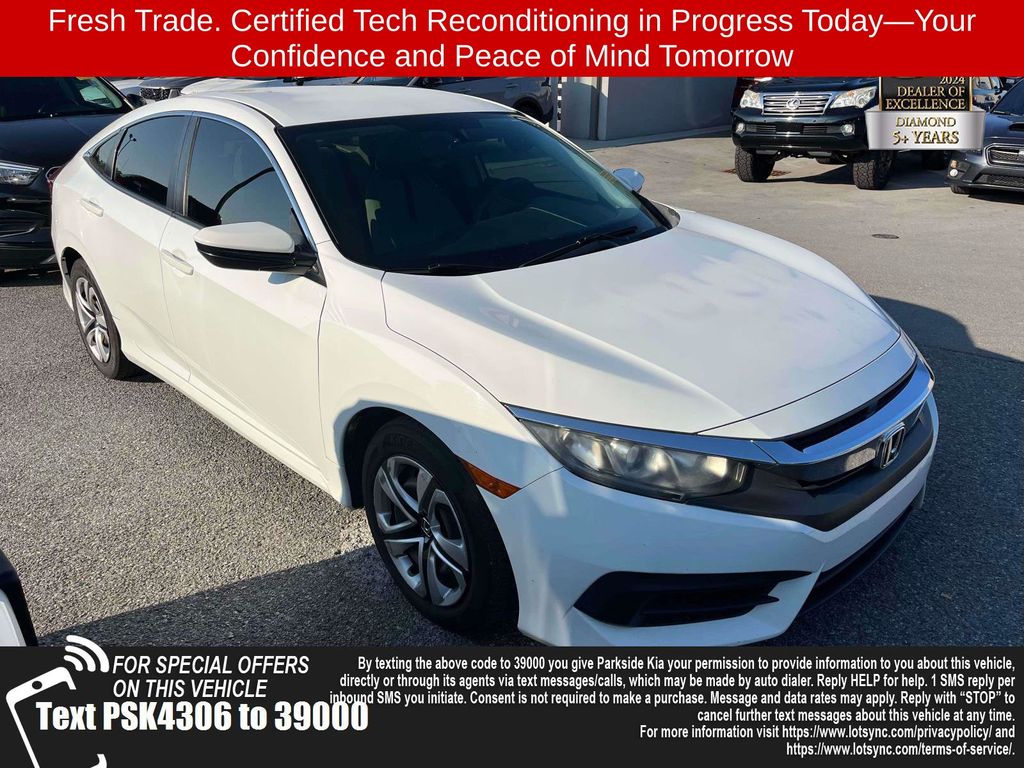 149682 2017 Honda Civic Sedan Front-Wheel Drive Continuously Variable Transmission