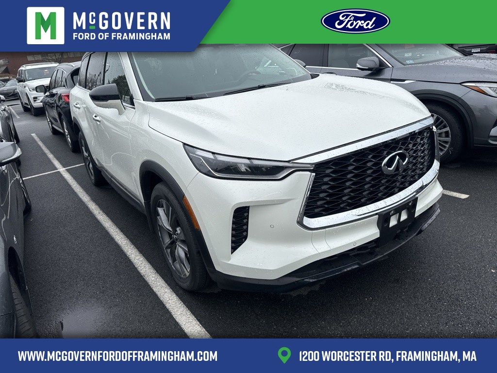 Majestic White 2025 INFINITI QX60 SUV / Crossover All-Wheel Drive 9-Speed Automatic