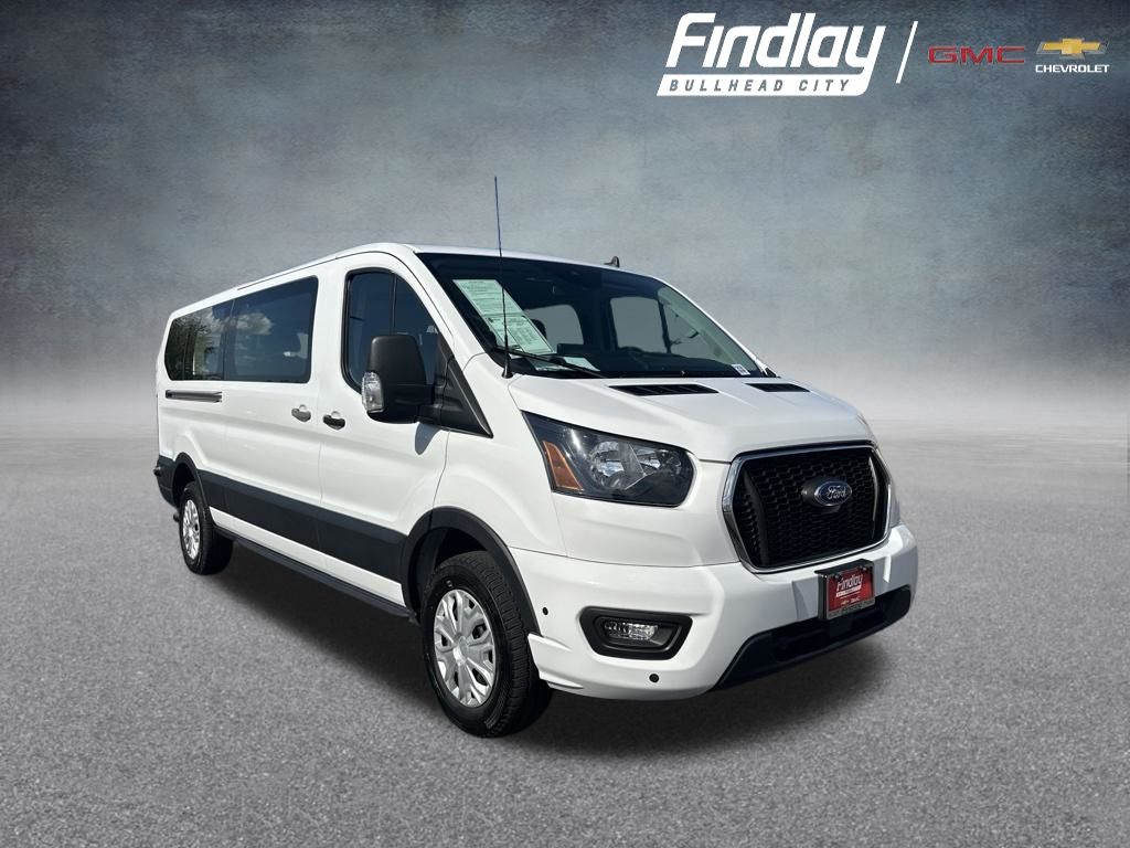 Oxford White 2024 Ford Transit Passenger Van Rear-Wheel Drive