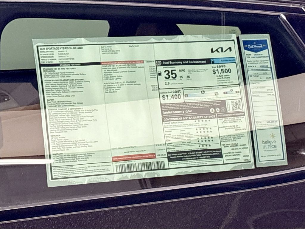 2026 Kia Sportage Hybrid X-Line