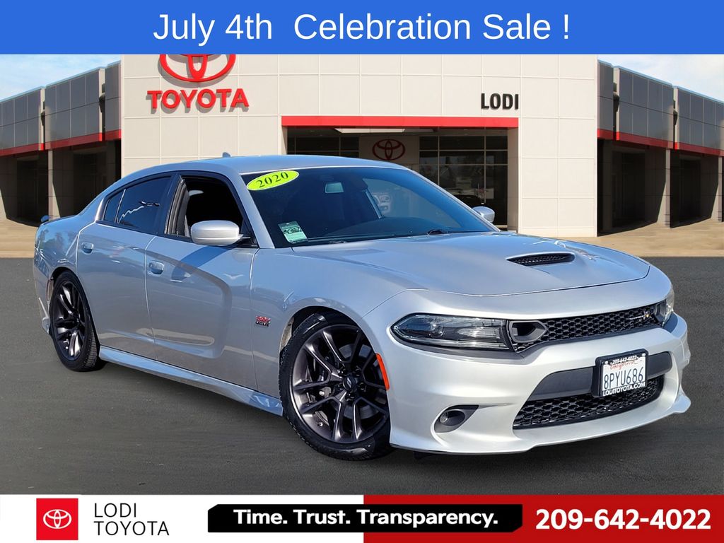 Triple Nickel Clearcoat 2020 Dodge Charger Sedan Rear-Wheel Drive 8-Speed Automatic