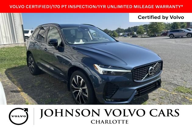 Denim Blue Metallic 2024 Volvo XC60 B5 Plus Dark Theme AWD SUV / Crossover All-Wheel Drive Automatic