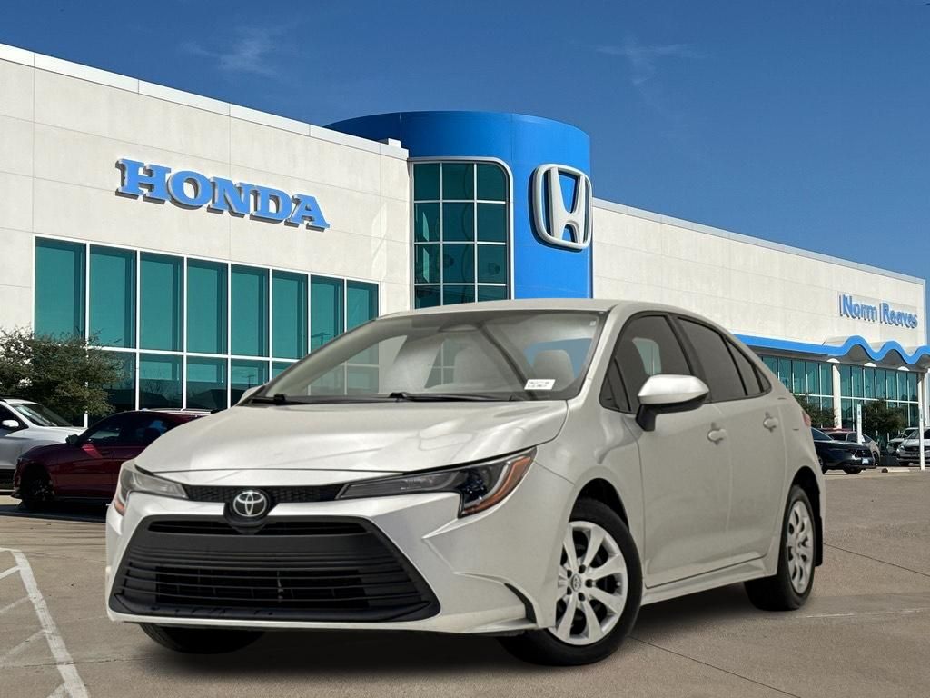 Classic Silver Metallic/Midnight Black Metallic 2024 Toyota Corolla Sedan Front-Wheel Drive Continuously Variable Transmission