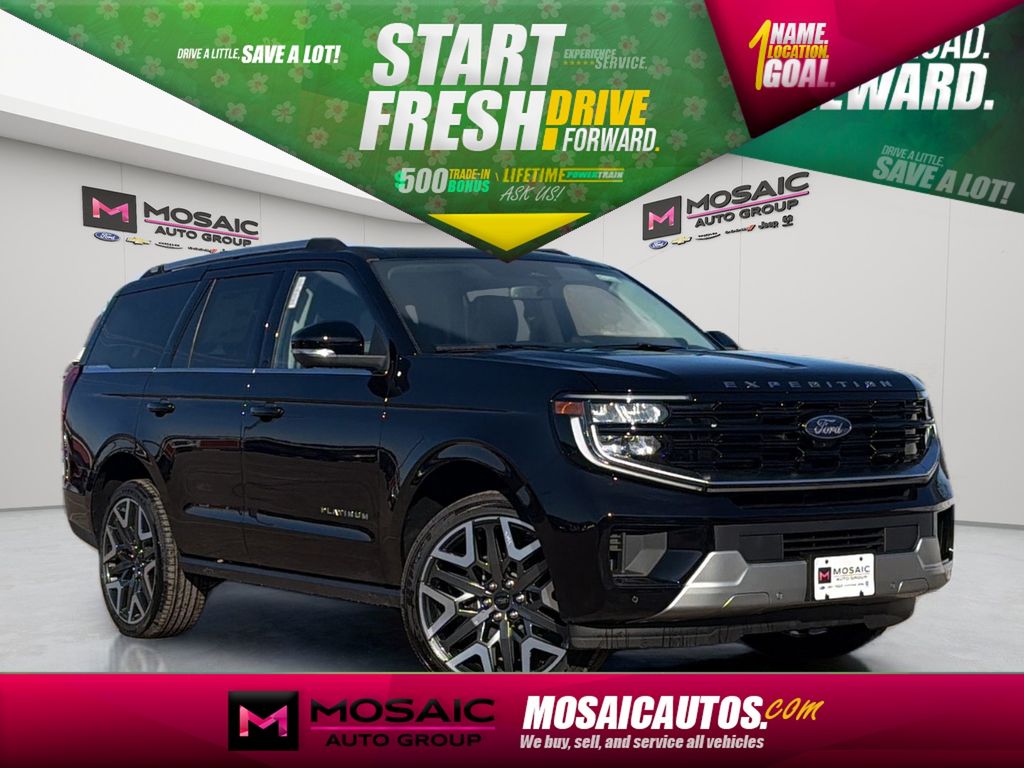 Agate Black Metallic 2026 Ford Expedition Platinum 4WD SUV / Crossover Four-Wheel Drive Automatic