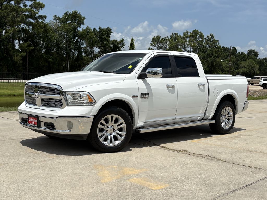 2016 Ram 1500 Laramie Longhorn White at DeMontrond Ford