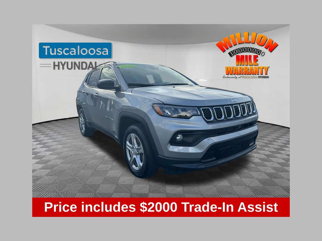 Sting-Gray Clearcoat 2024 Jeep Compass Latitude 4WD SUV / Crossover Four-Wheel Drive 8-Speed Automatic