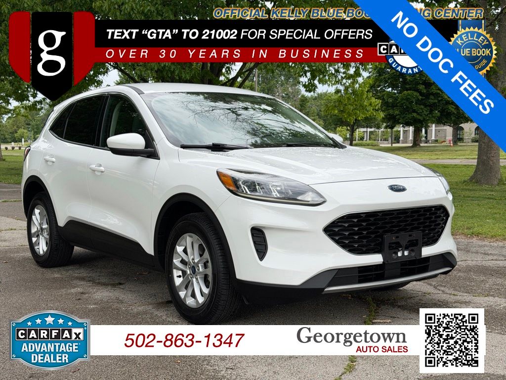 Oxford White 2020 Ford Escape SE AWD SUV / Crossover All-Wheel Drive 8-Speed Automatic