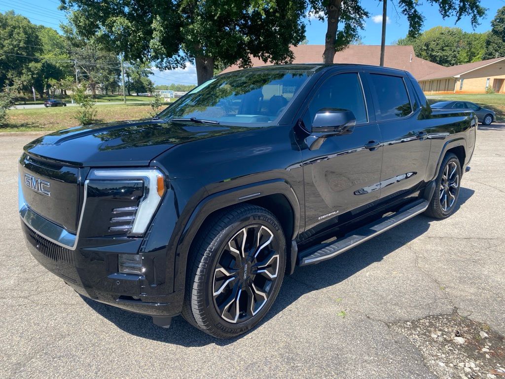 Onyx Black 2025 GMC Sierra EV Pickup Truck All-Wheel Drive 1-Speed Automatic