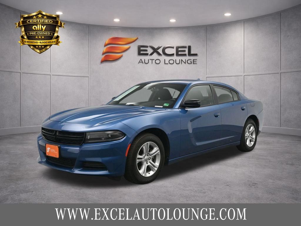 Blue (Frostbite) 2023 Dodge Charger SXT RWD Sedan Rear-Wheel Drive 8-Speed Automatic
