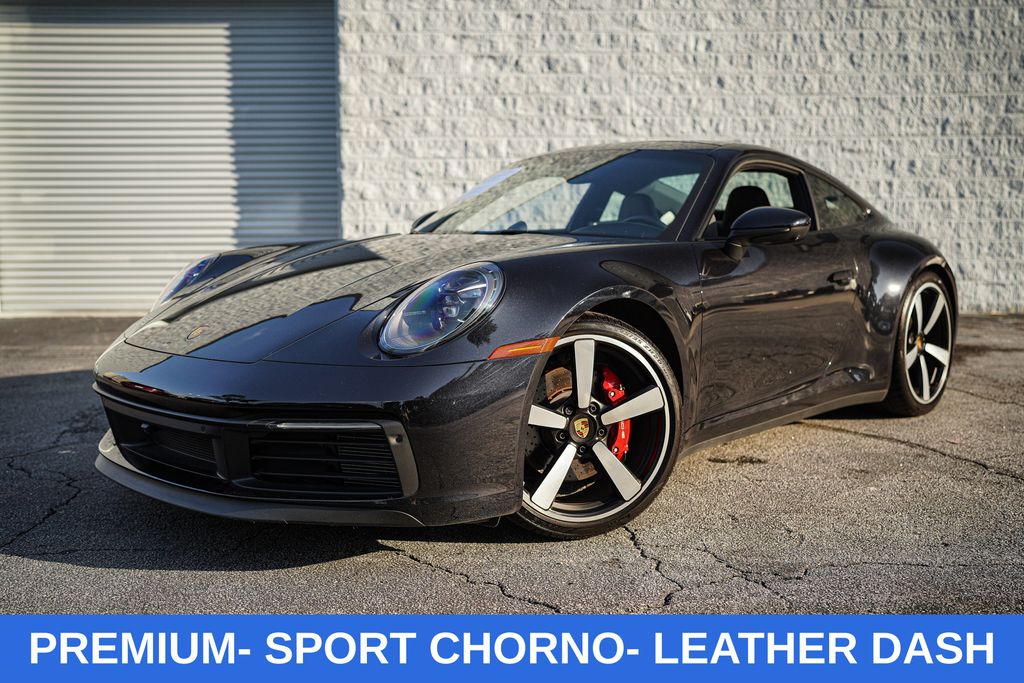 Jet Black Metallic 2024 Porsche 911 Coupe Rear-Wheel Drive