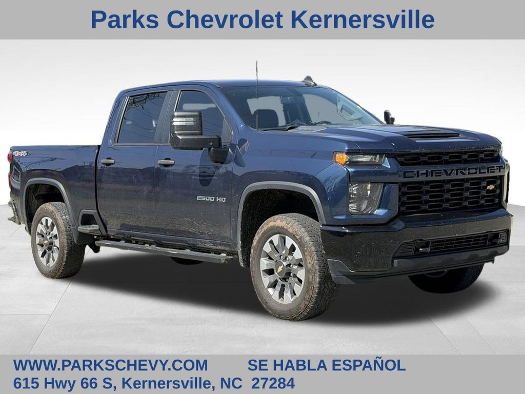Blue Metallic 2022 Chevrolet Silverado 2500HD Pickup Truck Four-Wheel Drive 6-Speed Automatic