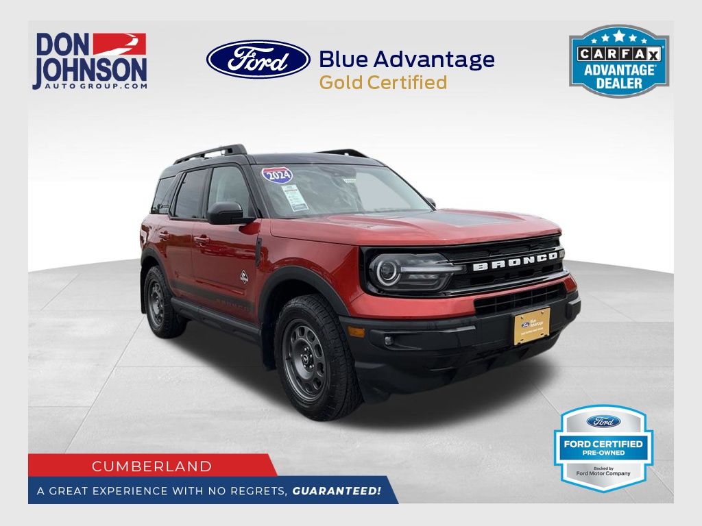 Chili Pepper Red 2024 Ford Bronco Sport SUV / Crossover All-Wheel Drive 8-Speed Automatic