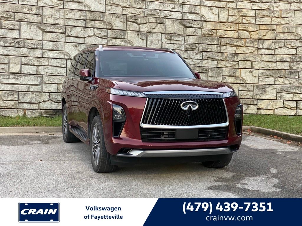 Gray 2025 INFINITI QX80 SUV / Crossover Rear-Wheel Drive 9-Speed Automatic
