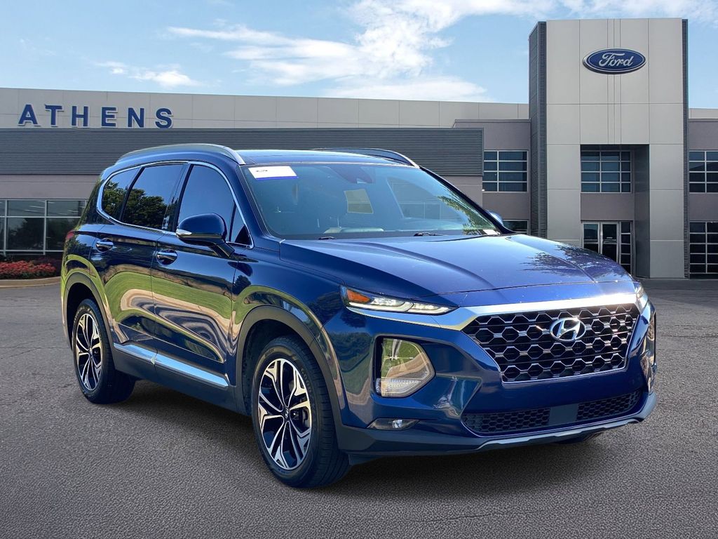 Stormy Blue 2020 Hyundai Santa Fe 2.0T SEL FWD SUV / Crossover Front-Wheel Drive 8-Speed Automatic