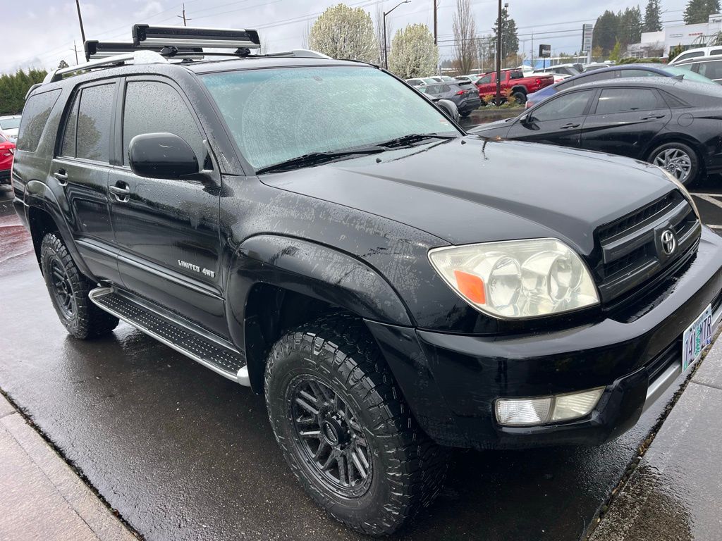 Black 2003 Toyota 4Runner Limited 4WD SUV / Crossover Four-Wheel Drive 4-Speed Automatic Overdrive