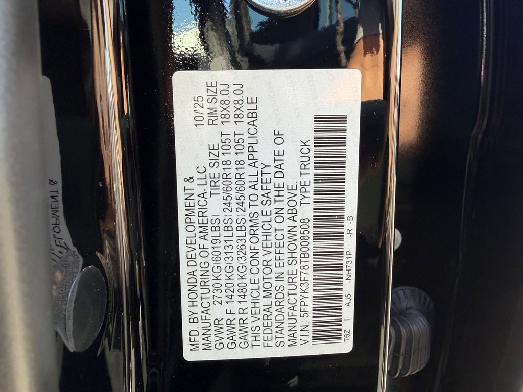 new 2026 Honda Ridgeline car, priced at $46,550