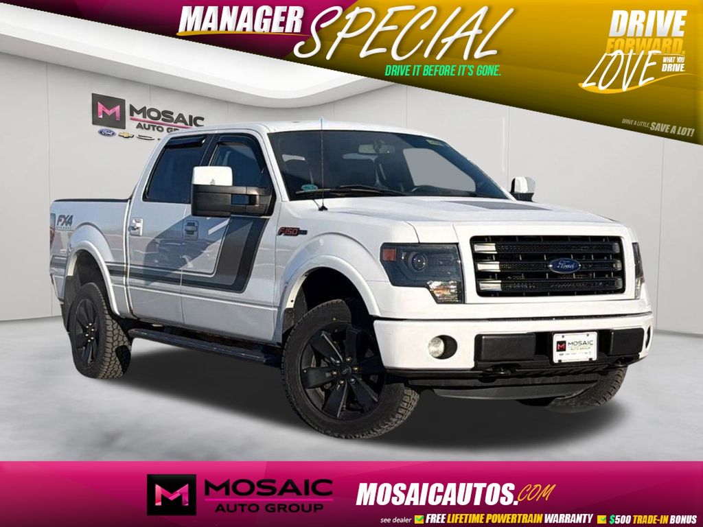 Oxford White 2014 Ford F-150 FX4 SuperCrew 4WD Pickup Truck Four-Wheel Drive 6-Speed Automatic