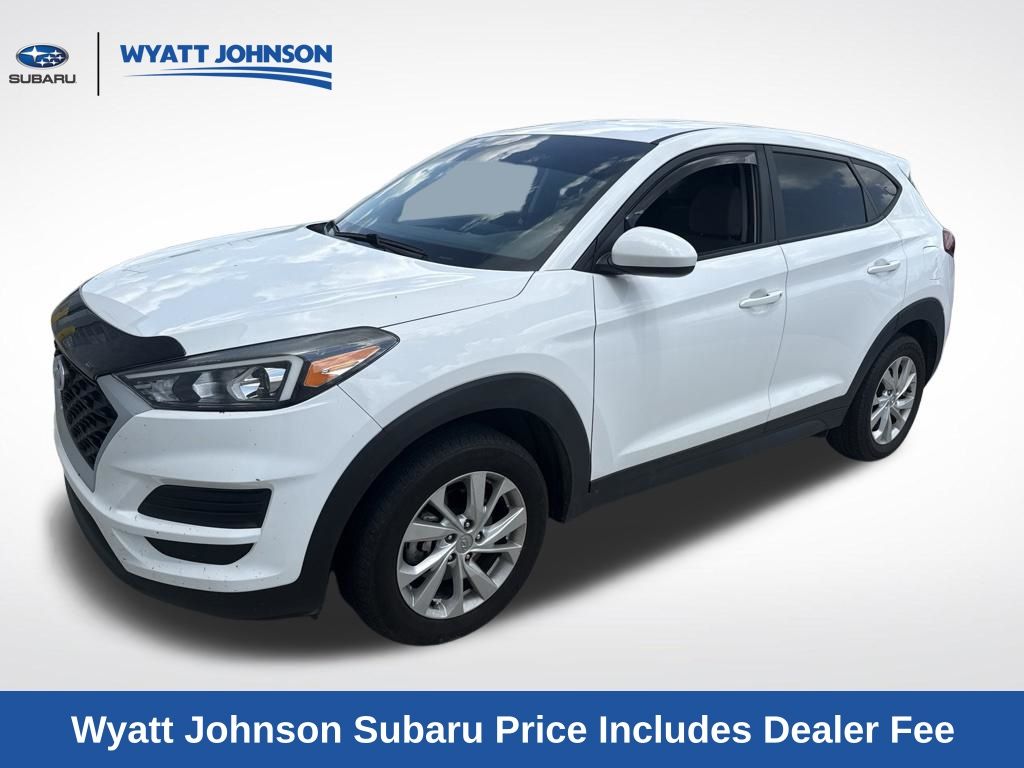 Dazzling White 2019 Hyundai Tucson SUV / Crossover Front-Wheel Drive 6-Speed Automatic
