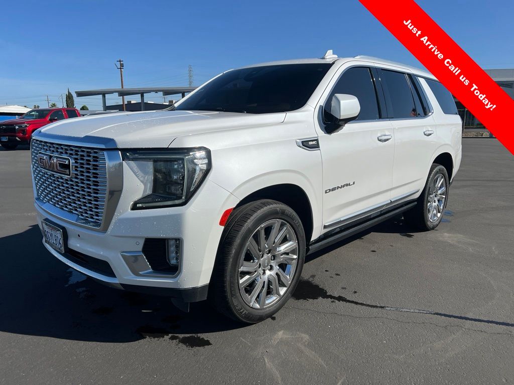 White Frost Tricoat 2021 GMC Yukon SUV / Crossover 4X2